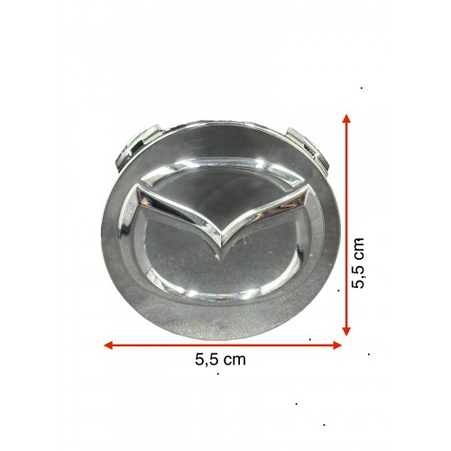 Mazda Jant Göbek Mazda 3 04-15/Mazda 6 04-15/Mazda 2 04-15 (Gri) (5,6 Cm)