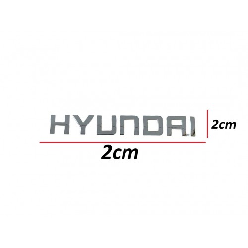 Hyundaı Yazı İ20 08-14/İ30 08-14/Elantra 08-14/İx35 08-14/Santafe 08-14/Tucson 08-14 Arka (Hyundai Yazısı)