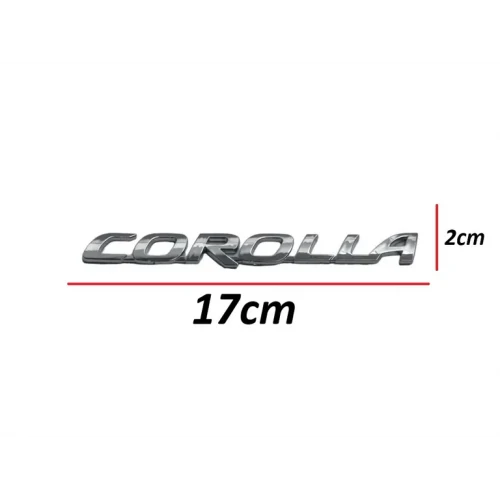 Toyota Yazı Corolla 02-25 Arka (Corolla Yazısı)