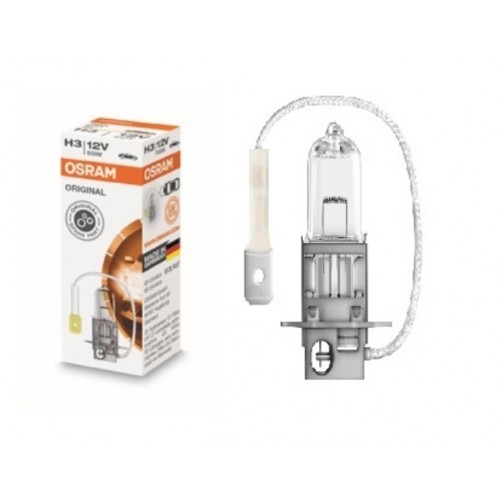 STANDART AMPUL- FAR AMPULÜ; 12V/H3 55W (64151) (DUY PK22S) (OSRAM)