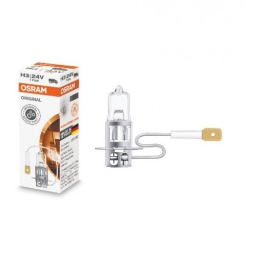 STANDART AMPUL- FAR AMPULÜ; 24V/H3 70W (64156) (DUY PK22S) (OSRAM)