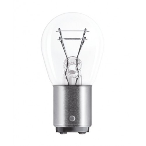 STANDART AMPUL- STOP/SİNYAL/PARK/GÖSTERGE AMPULÜ; 12V/P21/4W (7225) (DUY BAZ15D) (OSRAM)