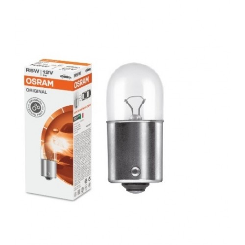 STANDART AMPUL- STOP/SİNYAL/PARK/GÖSTERGE AMPULÜ; 12V/R5W (5007) (DUY BA15S) (OSRAM)