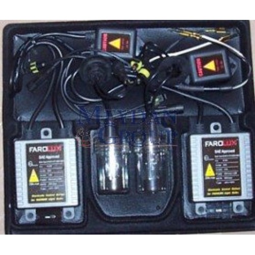 UNIVERSAL UNIVERSAL-; HID-H4 XENON AMPUL SETİ 12V 6000KW (ZENON SET) (FAROLUX)