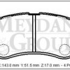DAEWOO NUBIRA- 98/99; ÖN FREN BALATASI (DISK) (143X51,5X17) (DAIWA) DAEWOO NUBIRA- 98/99; ÖN FREN BALATASI (DISK) (143X51,5X17) (DAIWA)