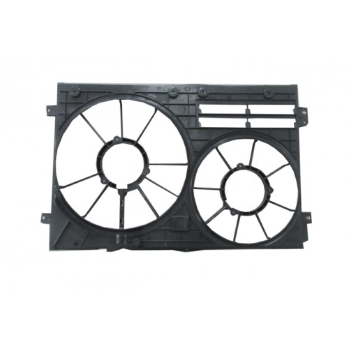 VOLKSWAGEN JETTA- 5- 06/10; RADYATÖR VE KLİMA FAN DAVLUMBAZI BOŞ GÖVDE (ÇİFTLİ) (300W 363MM)