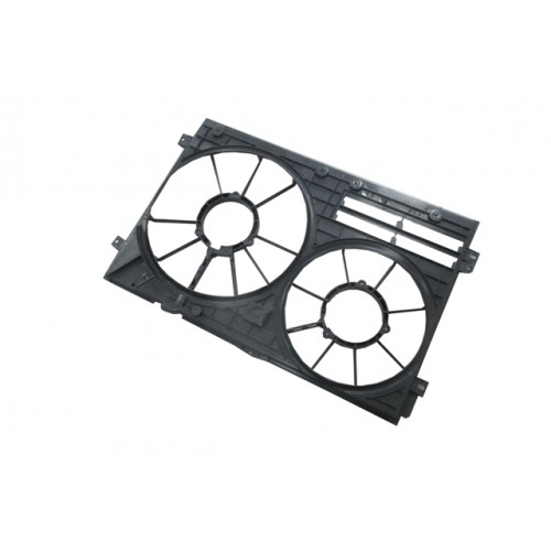 VOLKSWAGEN JETTA- 6- 11/14; RADYATÖR VE KLİMA FAN DAVLUMBAZI BOŞ GÖVDE (ÇİFTLİ) (300W 363MM)