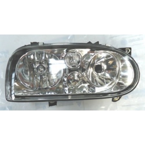 VOLKSWAGEN GOLF- 3- 92/98; FAR LAMBASI SAG MANUEL/ELEKTRIKLI SISSIZ SEFFAF CAMLI (FAMELLA)