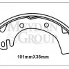 MITSUBISHI LANCER- GOLD- 84/87; ARKA FREN PABUCU (101X35) (DAIWA)