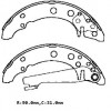 SEAT CORDOBA- 98/99; ARKA FREN PABUCU (90X31) (BRAMAX)