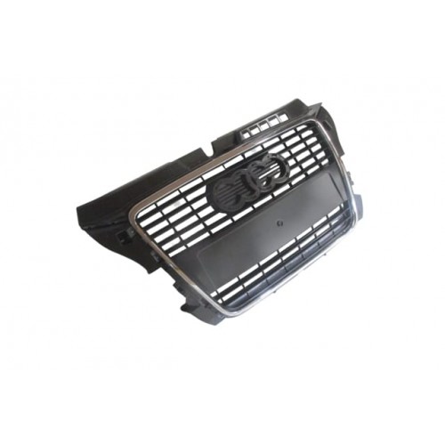 (YENİ ÜRÜN!!!)AUDI A3- 09/12; ÖN PANJUR GÜMÜŞ GRİ NİKELAJ ÇITALI (TYG)