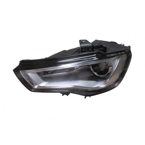 (YENİ ÜRÜN!!!)AUDI A3- SD/HB/SB- 12/16; FAR LAMBASI SOL ELEKTRİKLİ/MOTORLU/MERCEKLİ/XENON/LEDLİ (E MARKLI)