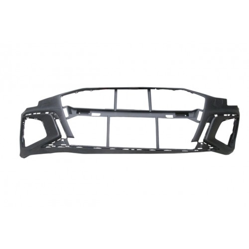 AUDI A3- SD/SB- 21/25; ÖN TAMPON ASTARLI SİYAH FAR YIKAMA KAPAKLI/SENSÖR DELİKLİ (S LINE)(TYG)