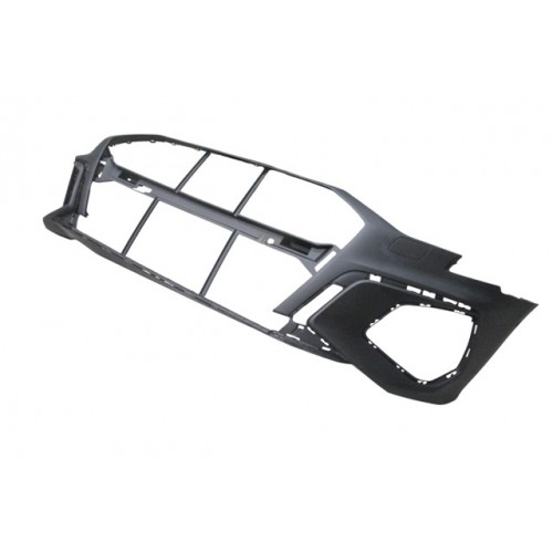 AUDI A3- SD/SB- 21/25; ÖN TAMPON ASTARLI SİYAH FAR YIKAMA KAPAKLI/SENSÖR DELİKLİ (S LINE)(TYG)