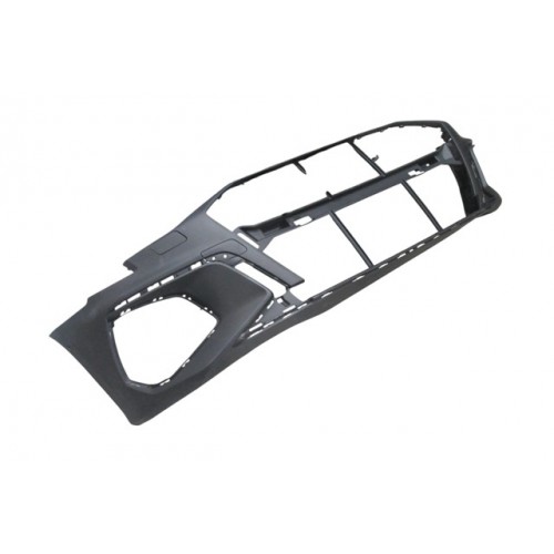 AUDI A3- SD/SB- 21/25; ÖN TAMPON ASTARLI SİYAH FAR YIKAMA KAPAKLI/SENSÖR DELİKLİ (S LINE)(TYG)