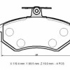 AUDI A80- 87/95; ÖN FREN BALATASI 1,6/1,8/2,0 (KABLOSUZ)(DISK) (119,4X69,5X19)(BRAMAX) AUDI A80- 87/95; ÖN FREN BALATASI 1,6/1,8/2,0 (KABLOSUZ)(DISK) (119,4X69,5X19)(BRAMAX)
