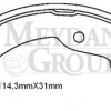 SKODA ROOMSTER- 07/15; ARKA FREN PABUCU (114,3X31) (BRAMAX)