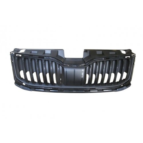 (YENİ ÜRÜN!!!)SKODA OCTAVIA- 17/19; ÖN PANJUR SİYAH NİKELAJ ÇITASIZ (ÜST KORUMA PLASTİĞİ İLE BİRLİKTE)(TW)