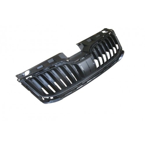 (YENİ ÜRÜN!!!)SKODA OCTAVIA- 17/19; ÖN PANJUR SİYAH NİKELAJ ÇITASIZ (ÜST KORUMA PLASTİĞİ İLE BİRLİKTE)(TW)