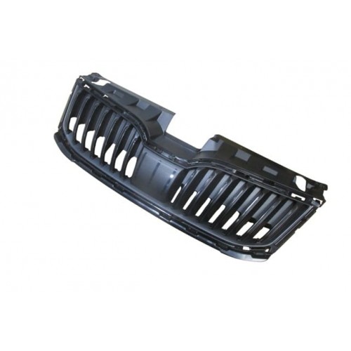 (YENİ ÜRÜN!!!)SKODA OCTAVIA- 17/19; ÖN PANJUR SİYAH NİKELAJ ÇITASIZ (ÜST KORUMA PLASTİĞİ İLE BİRLİKTE)(TW)