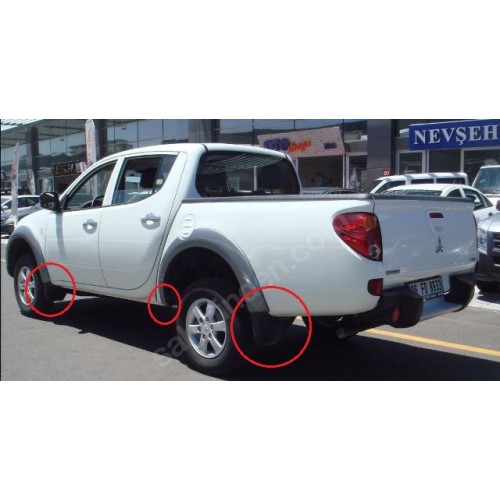 MITSUBISHI L200- PICK UP- 10/15; ÖN ÇAMURLUK AĞZI PLASTİĞİ SAĞ (DODİK) 4X2