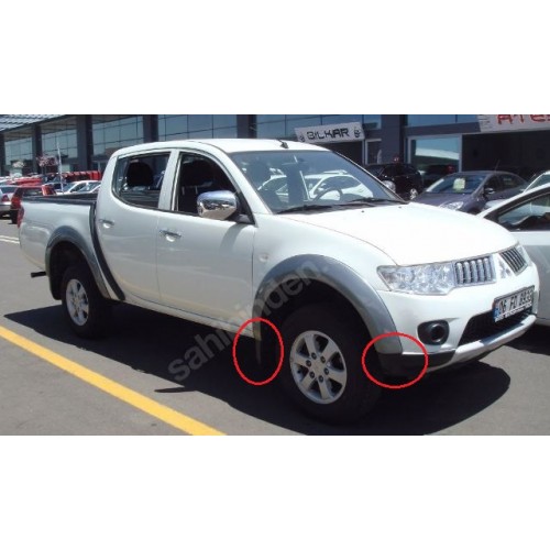 MITSUBISHI L200- PICK UP- 10/15; ÖN ÇAMURLUK AĞZI PLASTİĞİ SAĞ (DODİK) 4X2