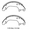 RENAULT R9- FAIRWAY- 93/96; ARKA FREN PABUCU (90X42)(BRAMAX)