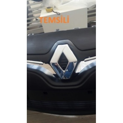 RENAULT FLUENCE- 13/16; ÖN TAMPON SİYAH (KENDİNDEN PANJURLU/ÇITASIZ TAMPON PANJURLU FPI)