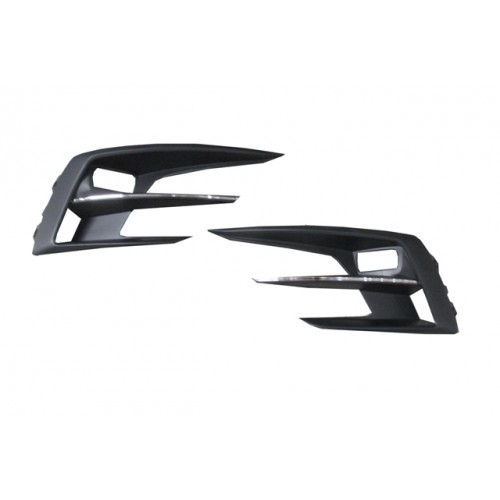 RENAULT MEGANE- 4- SD- 21/24; SİS LAMBA KAPAĞI SAĞ/SOL SET/SİS DELİKLİ/SİYAH/NİKELAJ ÇITALI (TYG)