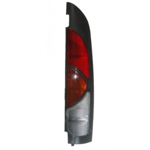 RENAULT KANGOO- 98/03; STOP LAMBASI SAG KIRMIZI/SARI/BEYAZ SIYAH ÇERÇEVELI (YANA AÇILAN TIP) FAMELLA