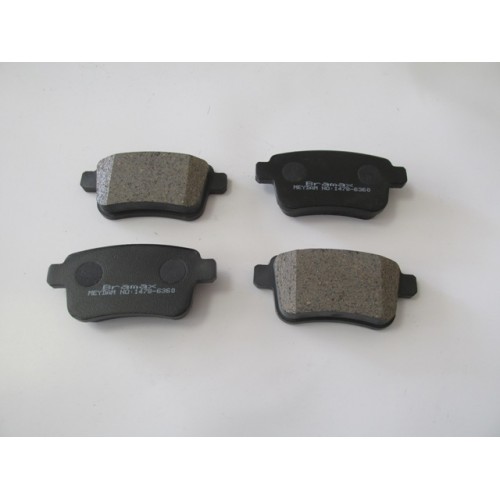 RENAULT KANGOO- 4- 14/21; ARKA FREN BALATASI (KABLOSUZ)(DISK) (95,4X43,9X16)(BRAMAX)