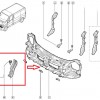 RENAULT TRAFIC- 2- 04/14; ÖN PANEL ORTA PARÇA (DESTEK SACI) (EAGLE BODY)