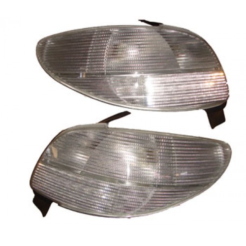 PEUGEOT 206- HB- 99/03; MODIFIYE STOP LAMBASI SAG/SOL SET 2 PARÇA BEYAZ/LEDLI 3/5KAPI (TYC)