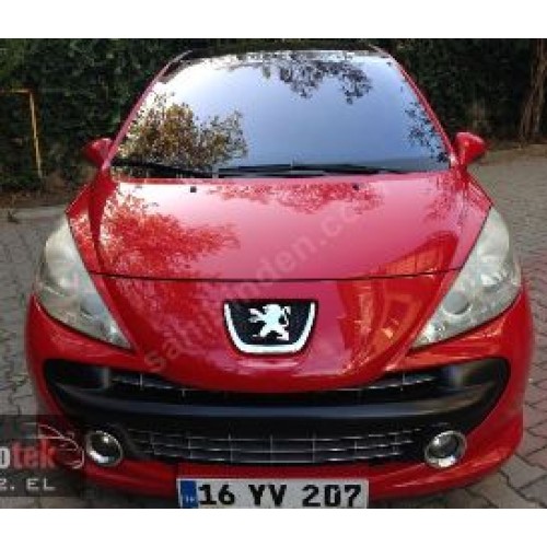 PEUGEOT 207- 06/09; ÖN TAMPON SİYAH (SİS DELİKLİ) BANT/PANJUR DELİKLİ/ BRAKETLİ (3 KAPI SPORT) TW)