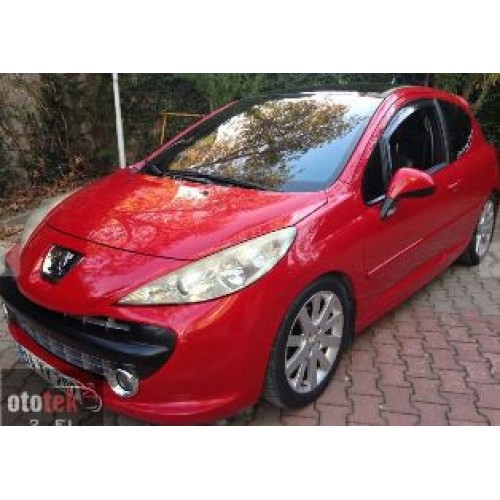 PEUGEOT 207- 06/09; ÖN TAMPON PANJURU ALT SİYAH (IZGARA) (3 KAPI SPORT) (TW)