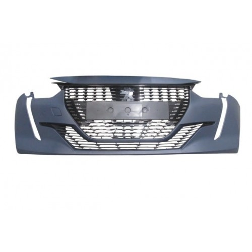 PEUGEOT 208- 20/23; ÖN TAMPON ASTARLI PANJURLU KOMPLE/ÇEKİ KAPAKLI/BRAKETLİ (TW)