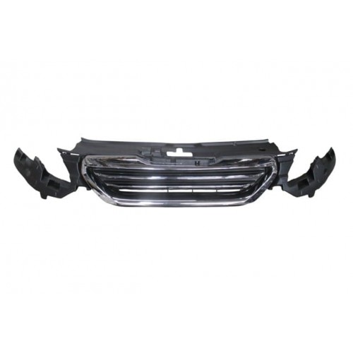 PEUGEOT 2008- 13/16; ÖN PANJUR SİYAH (NİKELAJ ÇERÇEVELİ) (TW)