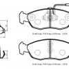 PEUGEOT 306- SD/HB- 93/96; ÖN FREN BALATASI (2 KABLOLU)(DİSK) (141,4X47,5X16/140,2X47,9X16) (BRAMAX