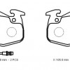 PEUGEOT 106- 91/96; ÖN FREN BALATASI (2 KABLOLU) (DISK) (105X54,1X18) (BRAMAX) PEUGEOT 106- 91/96; ÖN FREN BALATASI (2 KABLOLU) (DISK) (105X54,1X18) (BRAMAX)