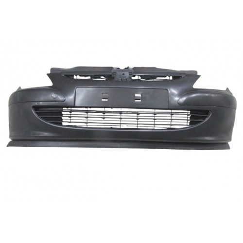 PEUGEOT 307- 01/05; ÖN TAMPON SİYAH/PANJURLU KOMPLE/ BANDLI/KARLIKLI/ÇEKİ KAPAKLI (TW)