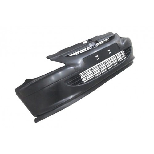 PEUGEOT 307- 01/05; ÖN TAMPON SİYAH/PANJURLU KOMPLE/ BANDLI/KARLIKLI/ÇEKİ KAPAKLI (TW)