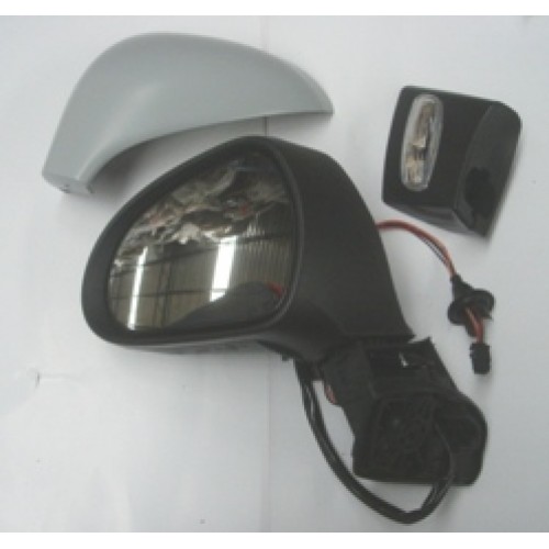 PEUGEOT 308- 08/13; KAPI AYNASI SOL ELEKTRIKLI/ISITMALI/SINYALLI GRI KAPAKLI 6+2 FISLI (FAMELLA)