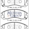 MITSUBISHI PAJERO- 92/97; ÖN FREN BALATASI (DISK) (149,8X47,5X16) (DAIWA) MITSUBISHI PAJERO- 92/97; ÖN FREN BALATASI (DISK) (149,8X47,5X16) (DAIWA)