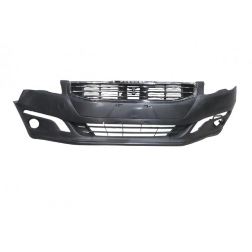 PEUGEOT 508- 14/17; ÖN TAMPON SİYAH PANJURLU KOMPLE/BRAKETLİ (TW)