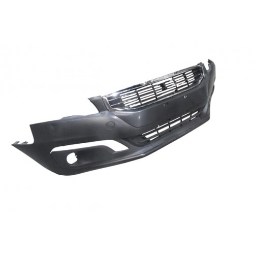 PEUGEOT 508- 14/17; ÖN TAMPON SİYAH PANJURLU KOMPLE/BRAKETLİ (TW)