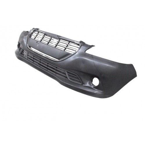 PEUGEOT 301- 13/16; ÖN TAMPON SİYAH (PANJURLU/SİS BRAKETLİ/NİKELAJ ÇITALI/ÇEKİ KAPAKLI)(TW)