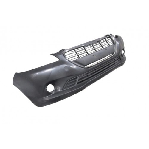 PEUGEOT 301- 13/16; ÖN TAMPON SİYAH (PANJURLU/SİS BRAKETLİ/NİKELAJ ÇITALI/ÇEKİ KAPAKLI)(TW)