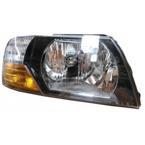 MITSUBISHI PAJERO- 00/03; FAR LAMBASI SAG MANUEL SIYAH TIP SARI/BEYAZ SINYALLI (FAMELLA)