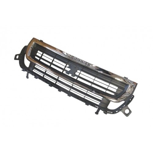 PEUGEOT PARTNER- TEPEE- 15/18; ÖN PANJUR SİYAH/NİKELAJ ÇERÇEVELİ KOMPLE (ÖN TAMPON ÜST)(TW)