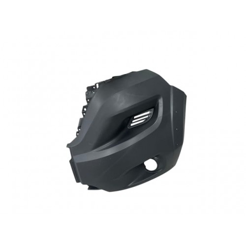 CITROEN JUMPER- 14/24; ÖN TAMPON UCU SOL GRİ (SİS DELİKLİ) (DODİK DELİKLİ)